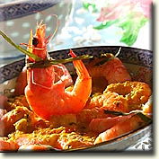 Siam-Krevetten aus dem Hot Wok